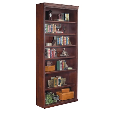 Huntington Club Huntington Club 7 Shelf Bookcase in Vibrant Cherry IMHCR3684D